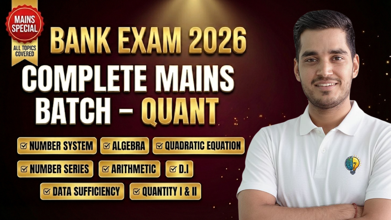 MAINS QUANT (P.O + CLERK) 2026