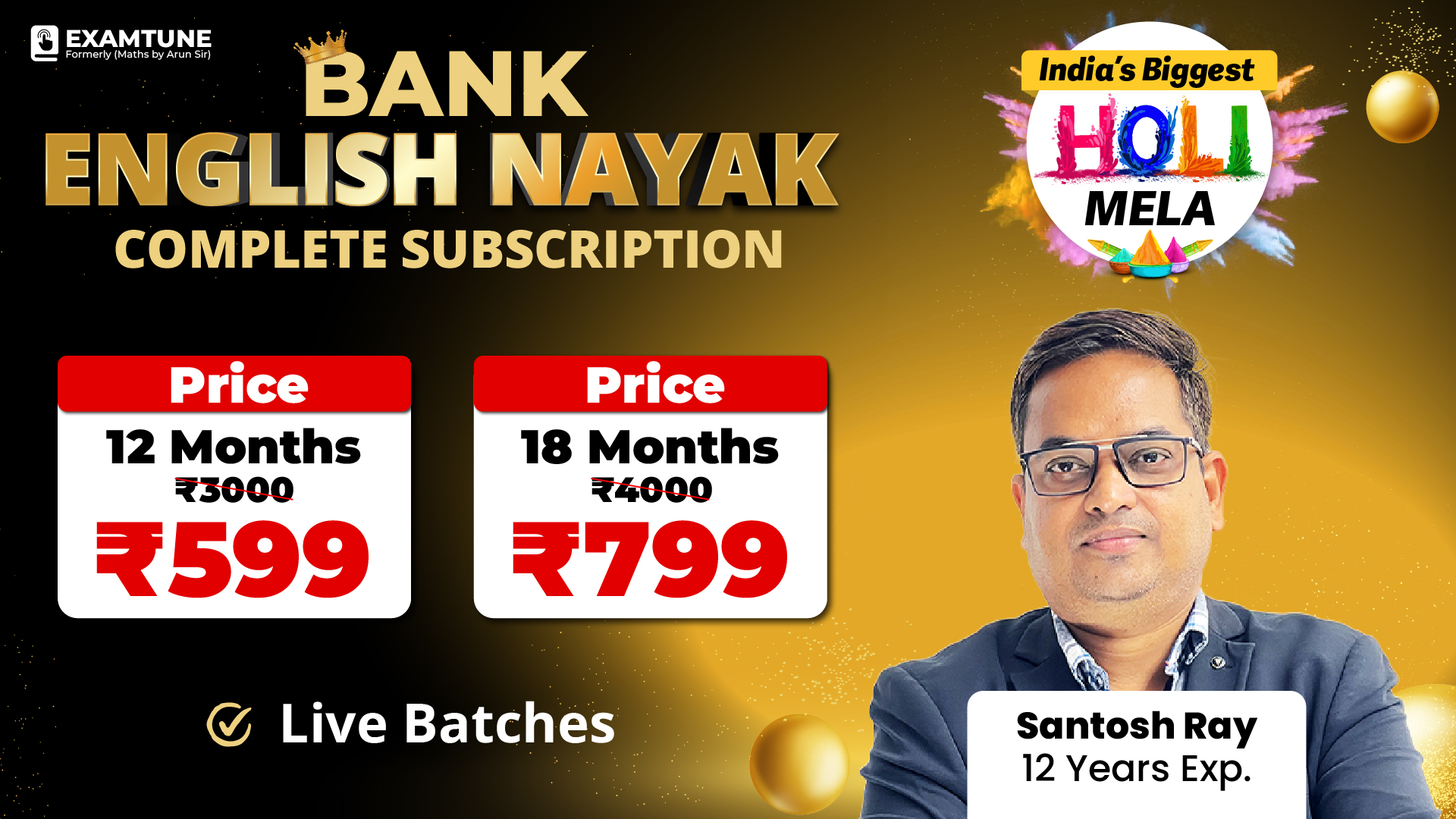 English Nayak Subscriptions For All Banking & Insurance Exam