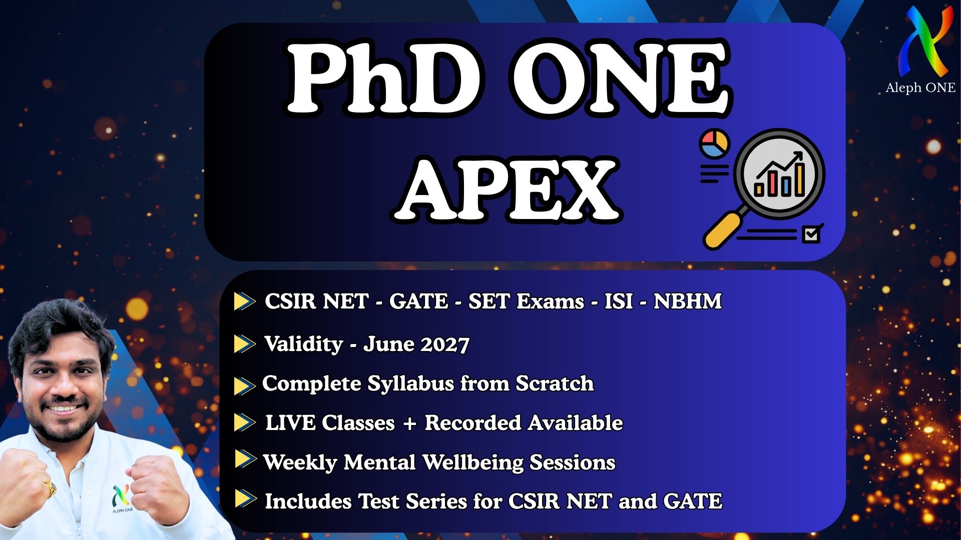 PhD ONE - APEX for CSIR NET 2026 and GATE 2027