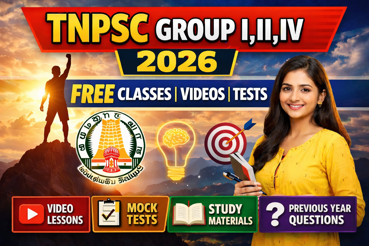 Tnpsc Group I,II,IV 2026 - Free Course