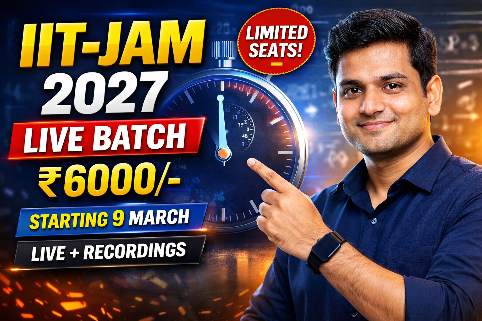 IIT-JAM 2027 LIVE COURSE