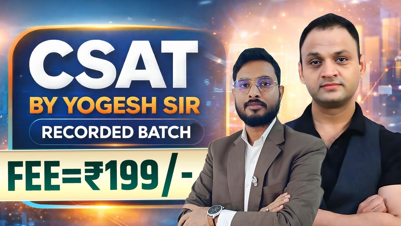 CSAT By Yogesh Sir (Recorded)