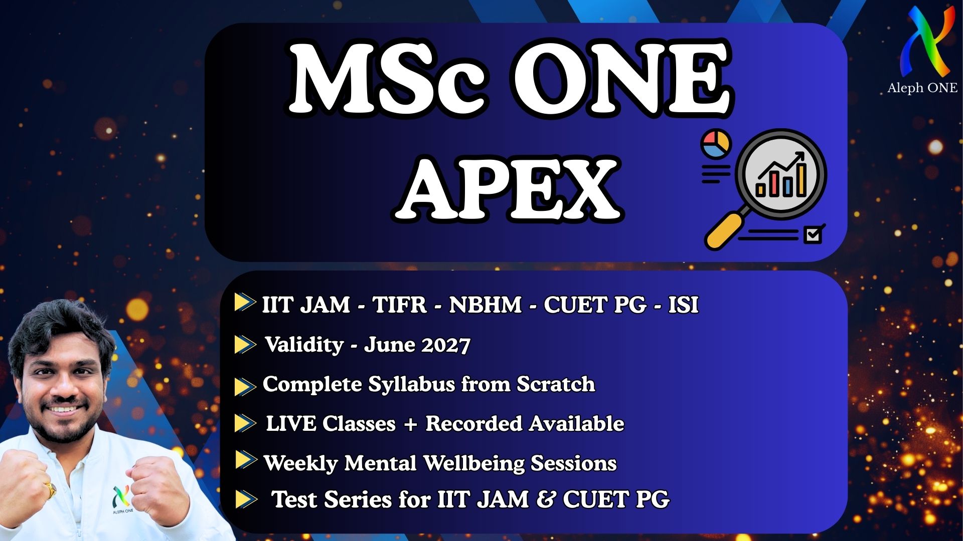 MSc ONE - APEX for IIT JAM MA 2027 | TIFR | NBHM | CUET | ISI