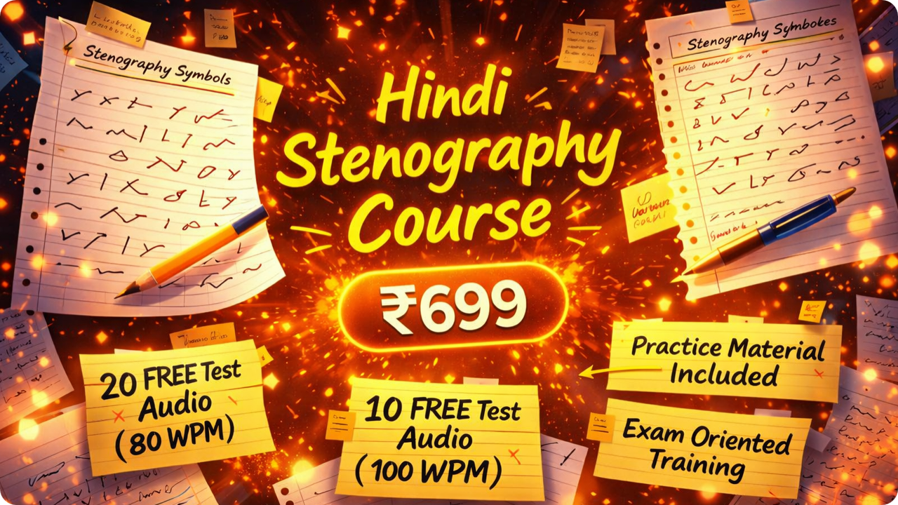 Hindi Stenography Foundation Course