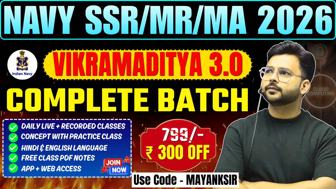 Vikramaditya 3.0 Navy/ICG 2026 Batch