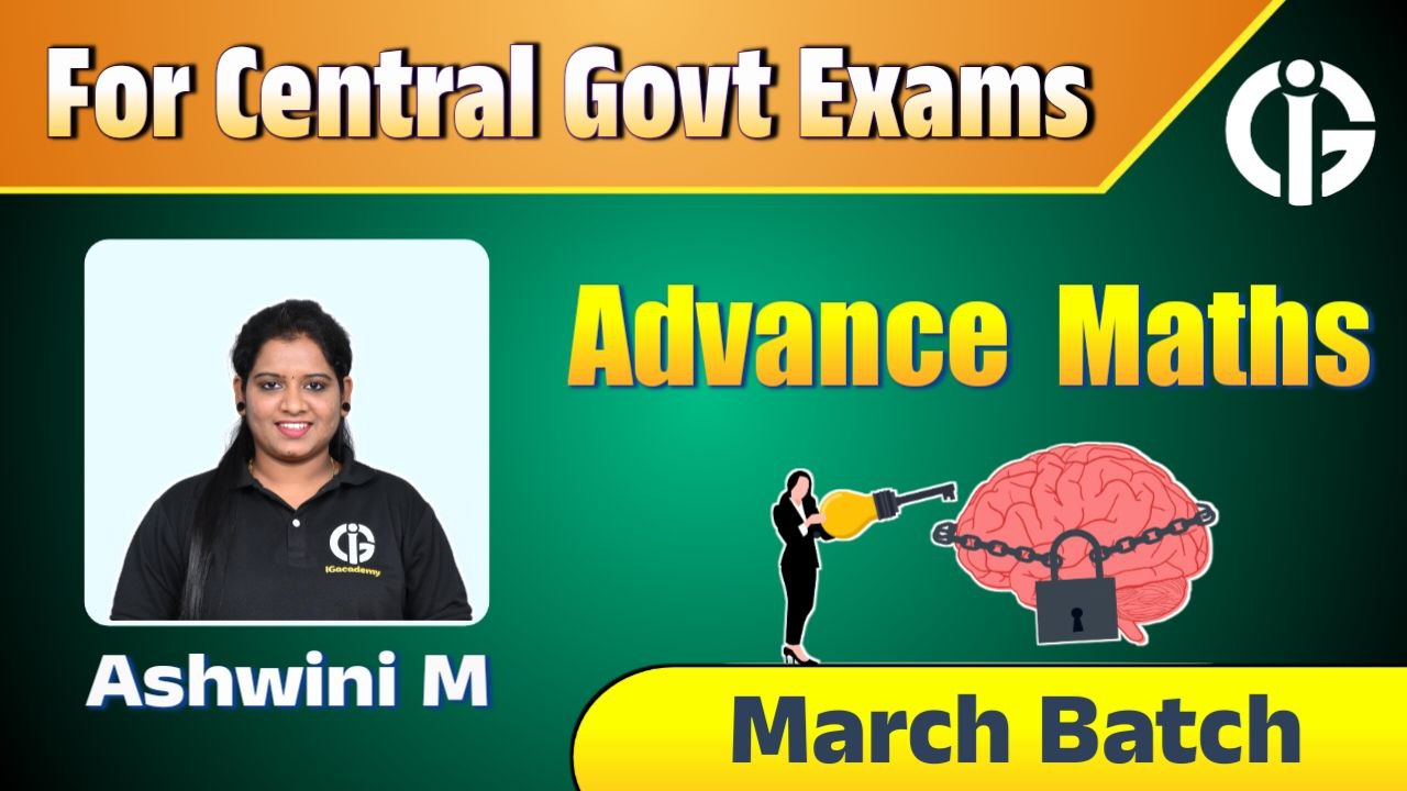 Advance Maths - March Batch 