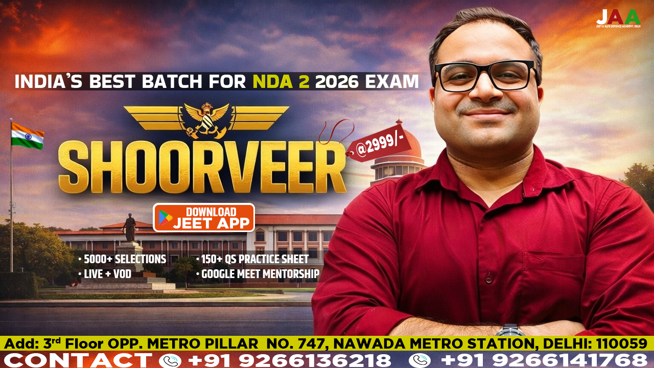 NDA 2 2026- ONLINE Batch ( SHOORVEER )