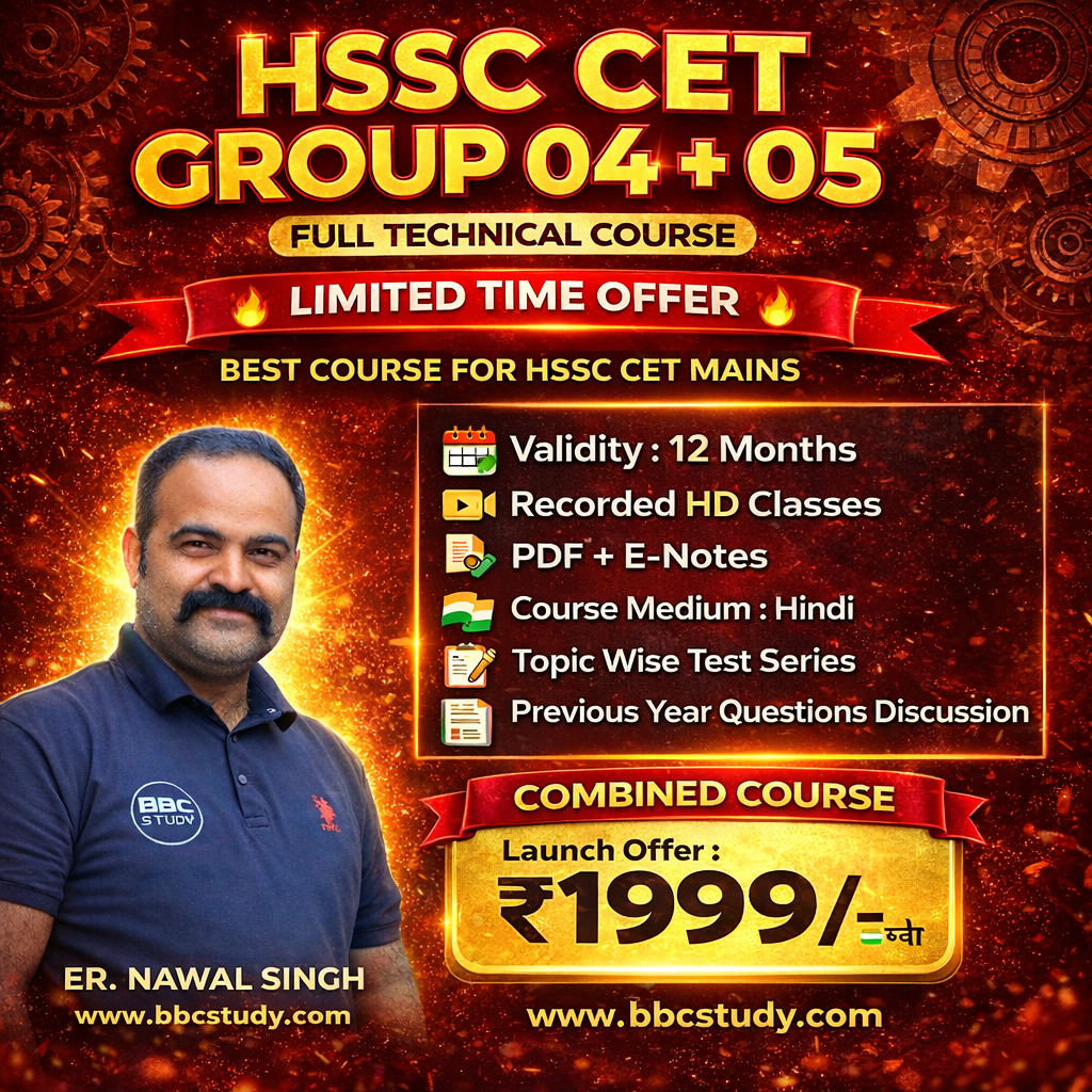 HSSC CET Group 4 & 5 - Combined Course
