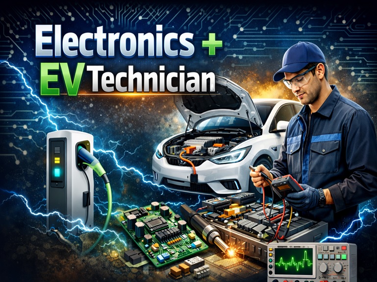Electric Vehicle Technology & Maintenance with Electronics