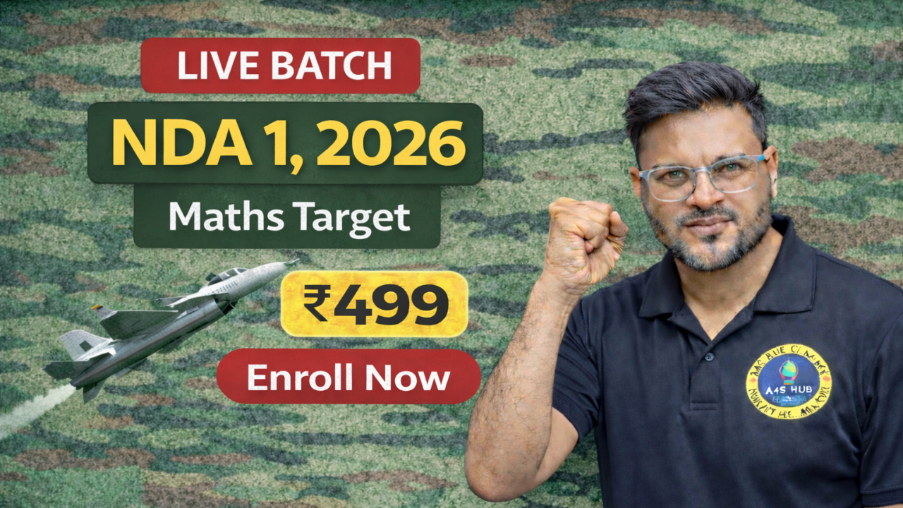 NDA Maths Live Sankalp Batch (April Attempt 2026)Start Date 13th March