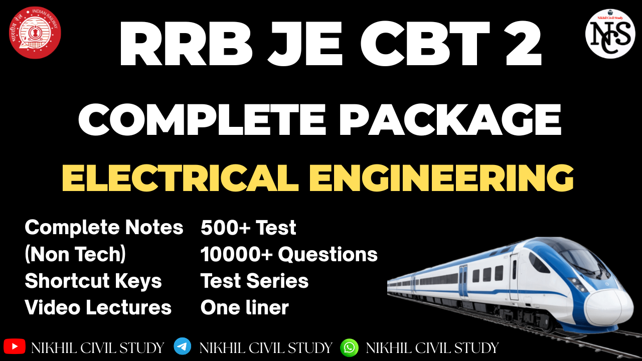 RRB JE CBT 2 ELECTRICAL COMPLETE PACKAGE