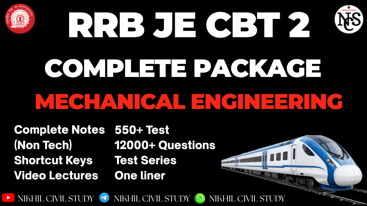 RRB JE CBT 2 MECHANICAL COMPLETE PACKAGE