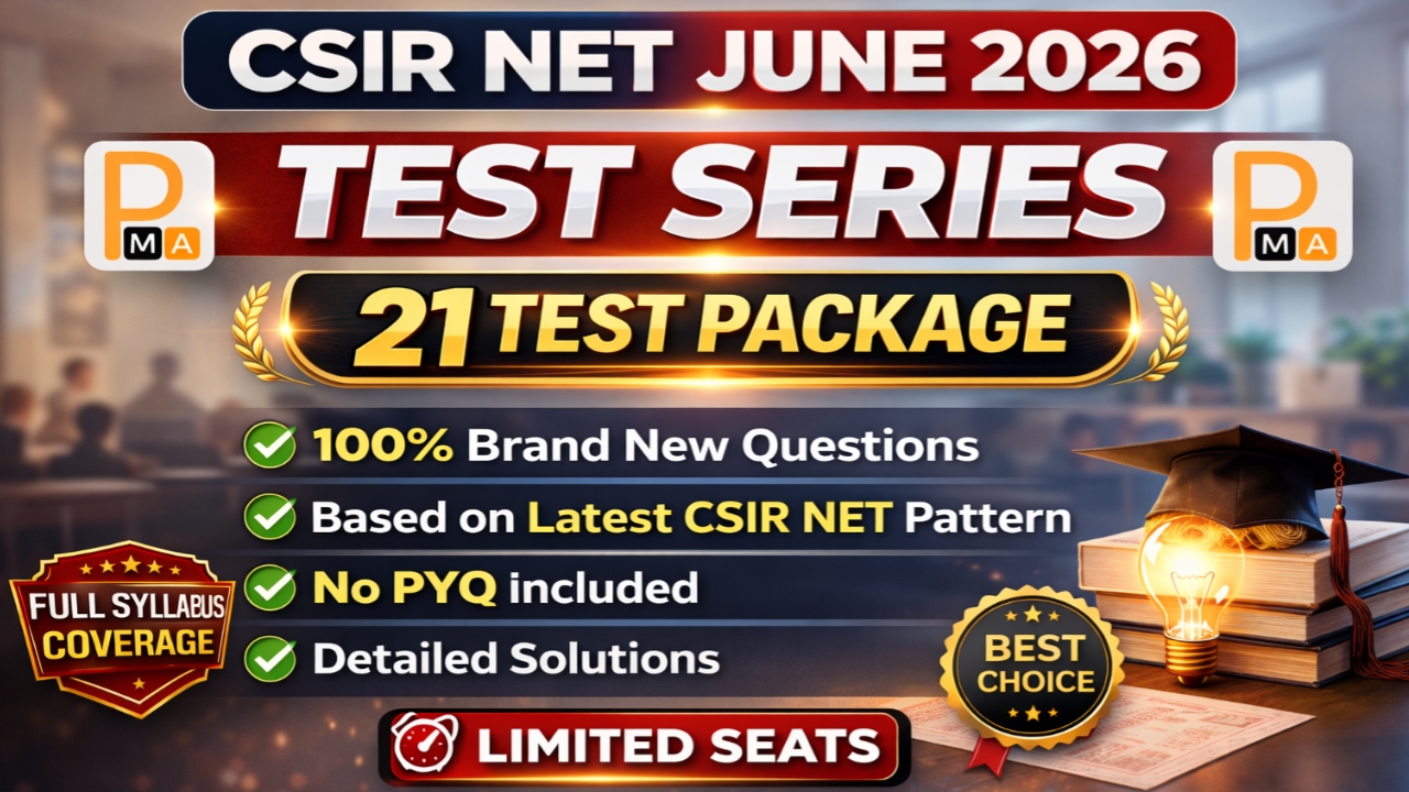 CSIR NET JUNE 2026 Test Series (21 Package)
