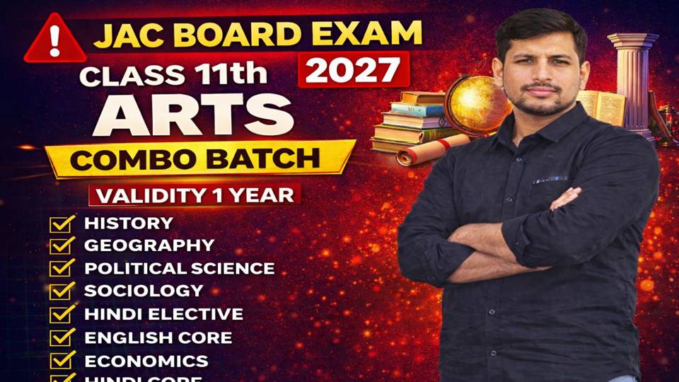 CLASS 11th ARTS BATCH 2027