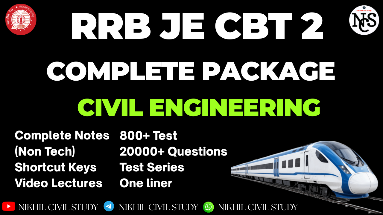 RRB JE CBT 2 CIVIL COMPLETE PACKAGE