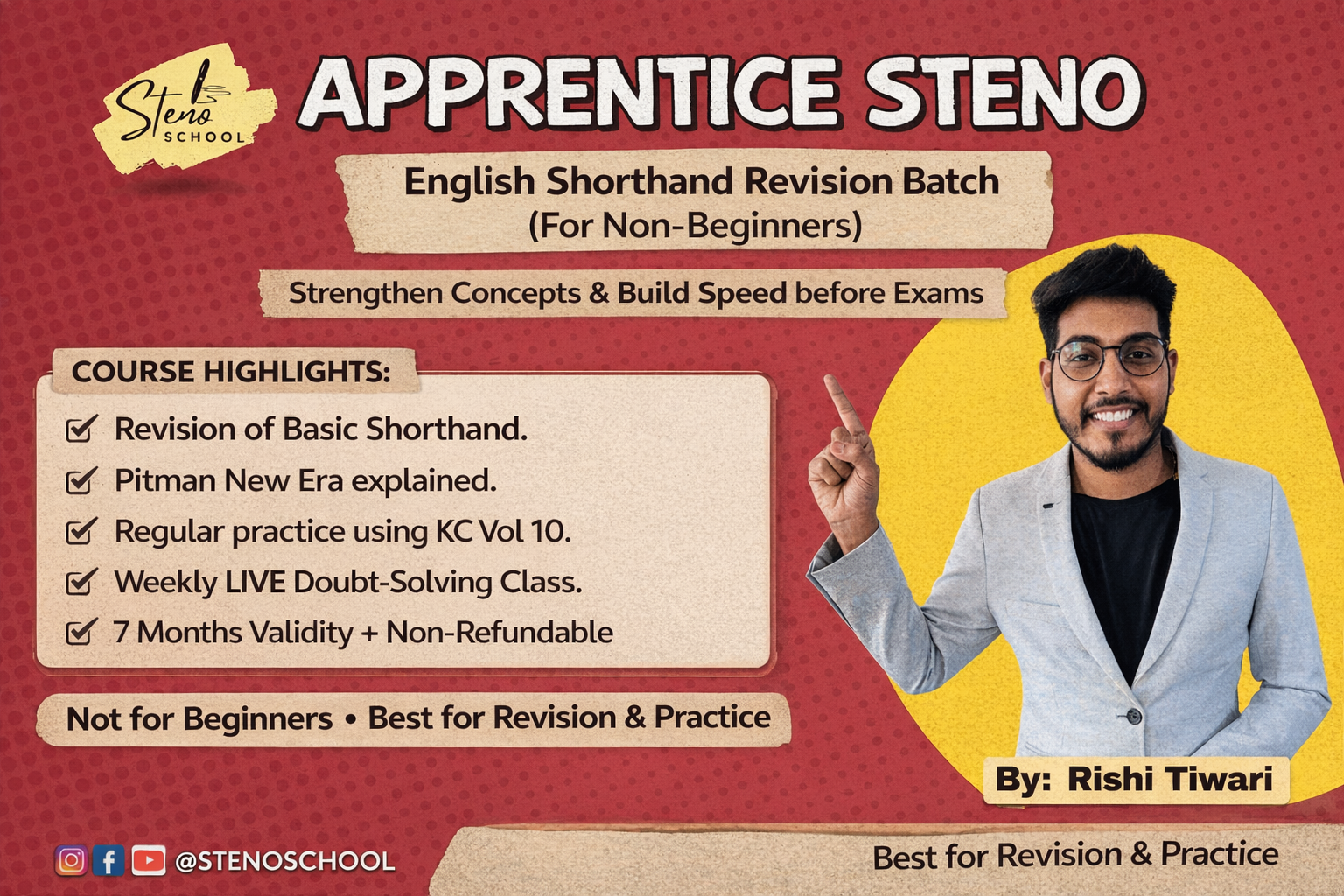 Apprentice Steno