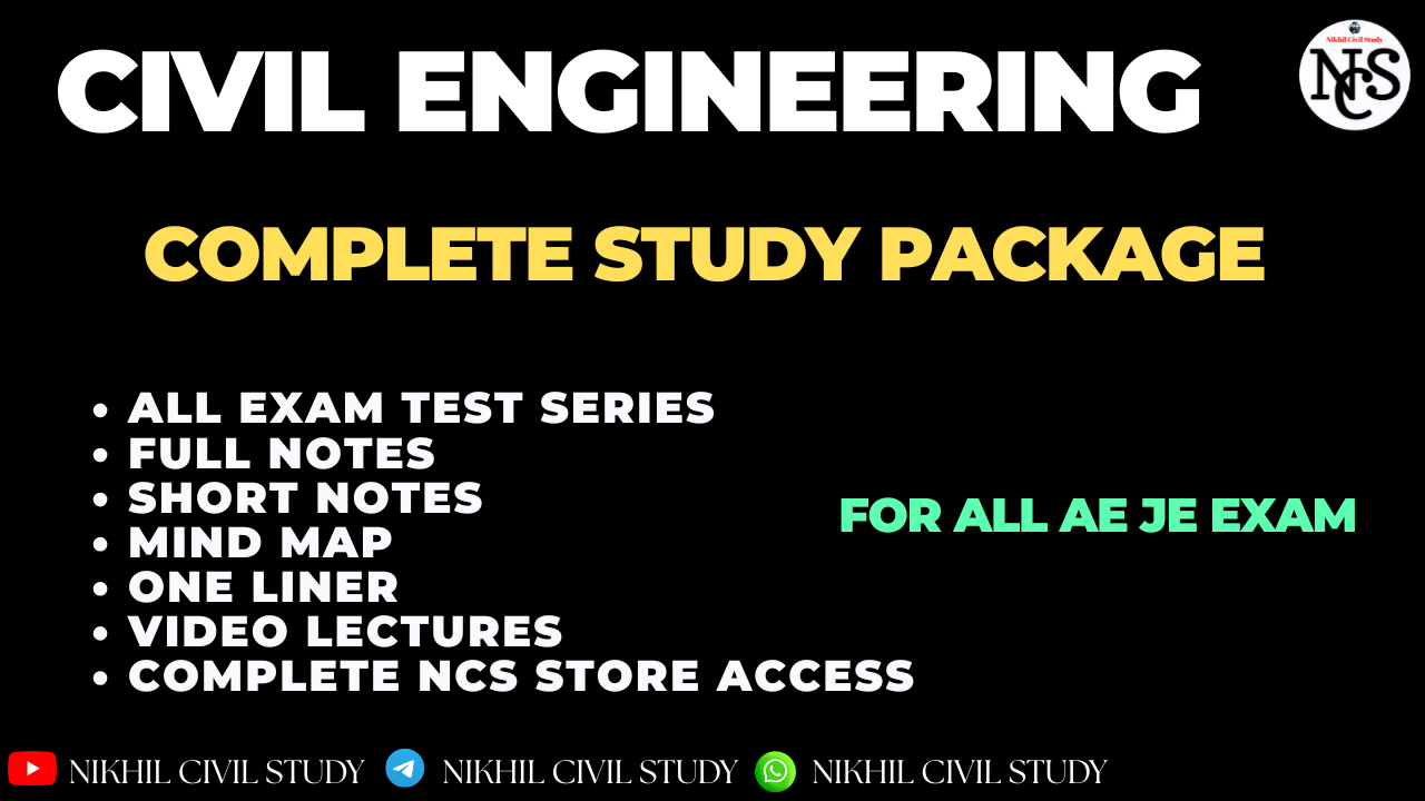 CIVIL ENGINEERING STUDY PACKAGE