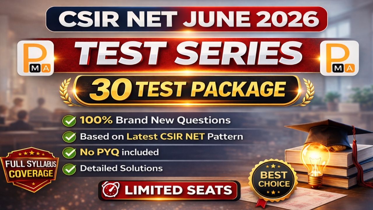 CSIR NET JUNE 2026 Test Series (30 Package)