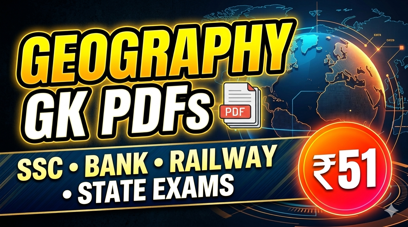 Geography GK (MCQs PDFs)