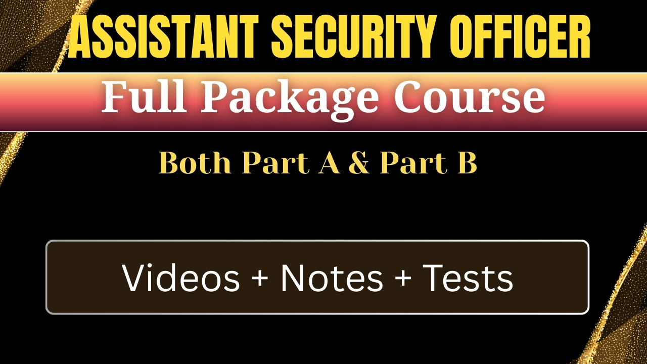 Assistant Security Officer Full Package