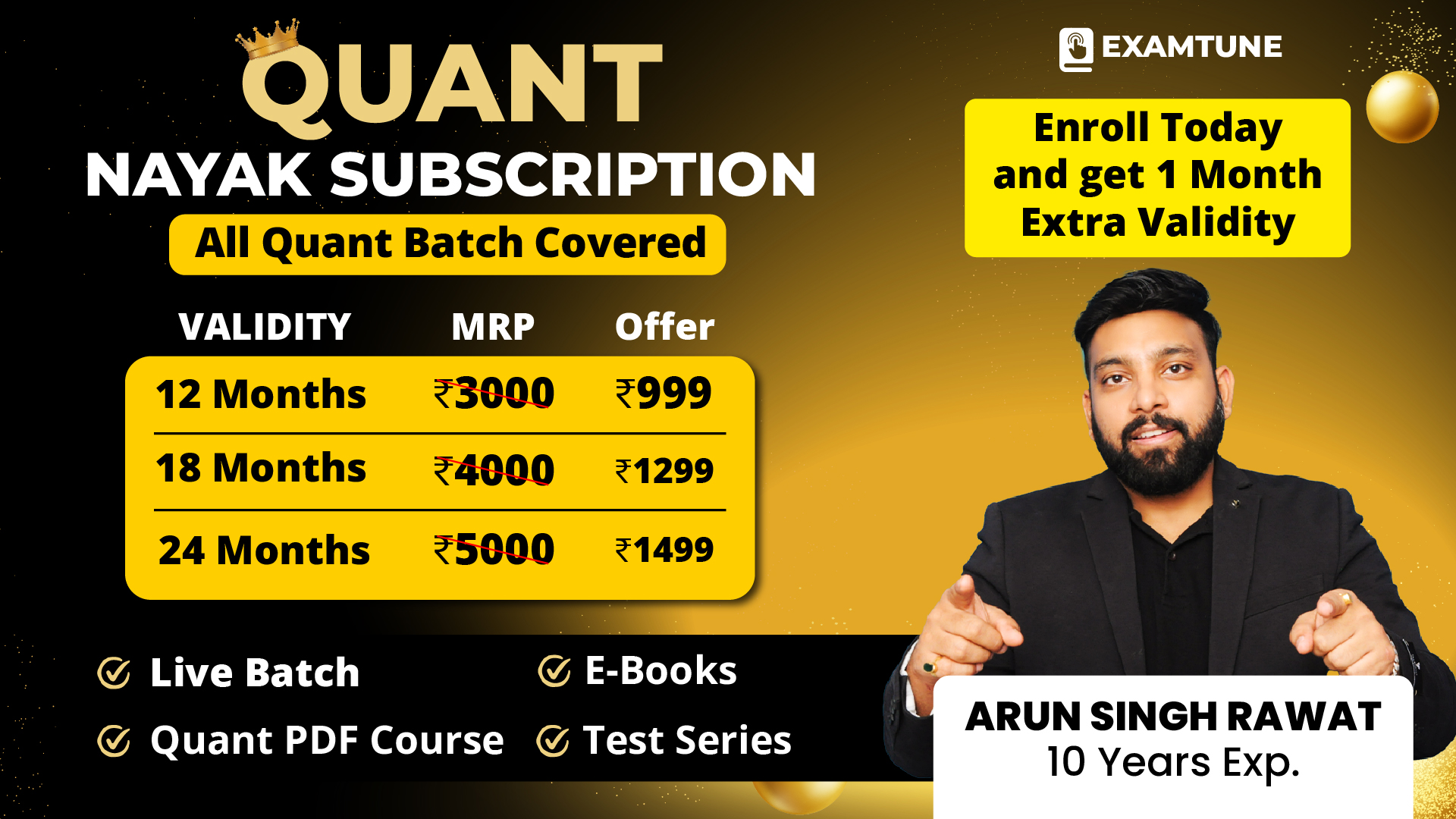 Complete Quant Nayak Subscriptions For All Banking & Insurance Exam 2026-27