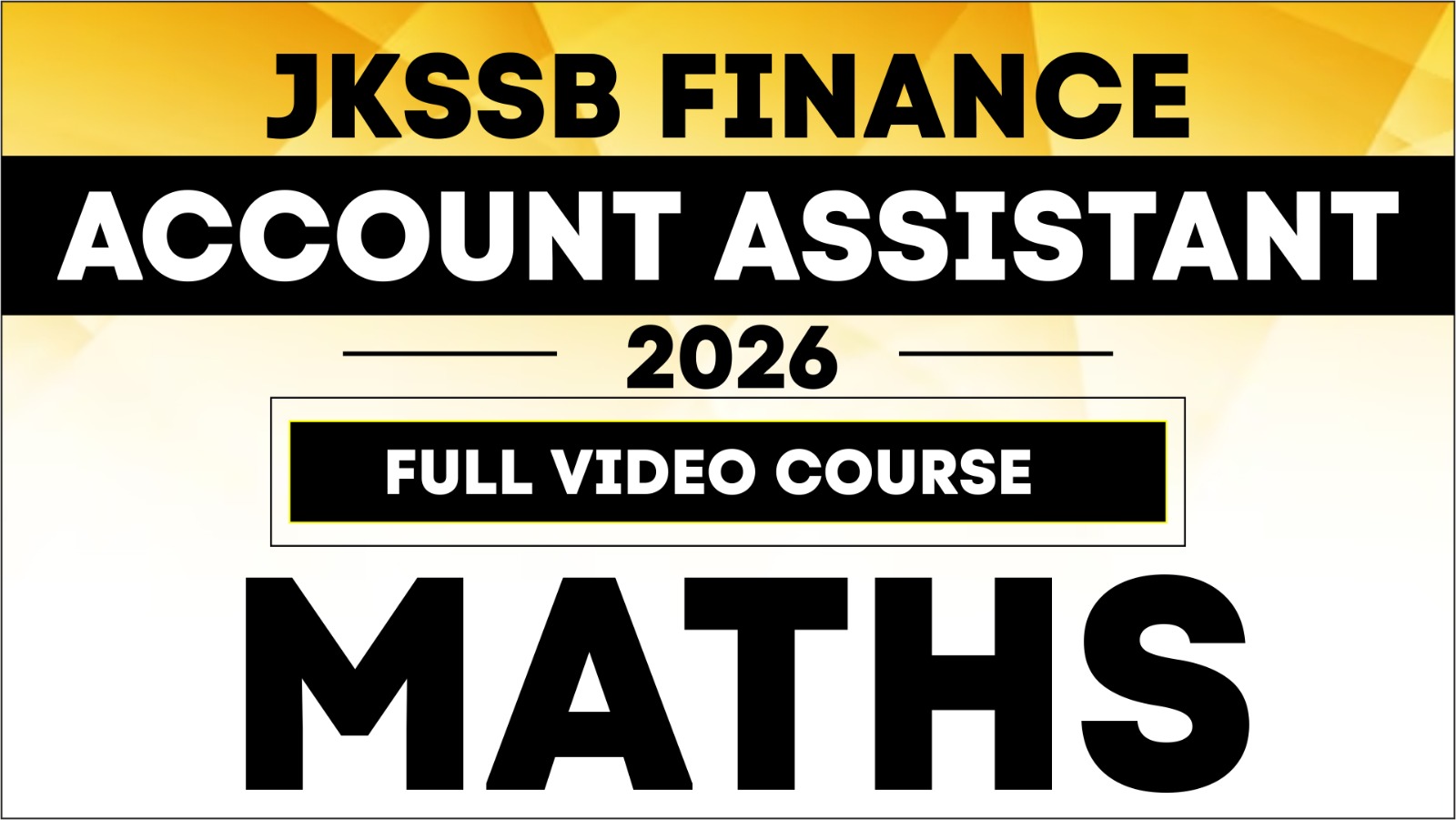 FAA Maths Full Video Course