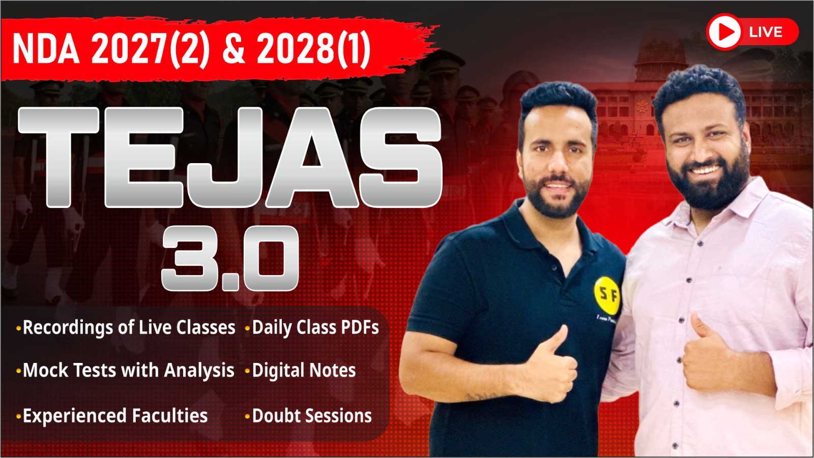 Tejas 3.0 Only NDA for Class 11th (2 Year) Course