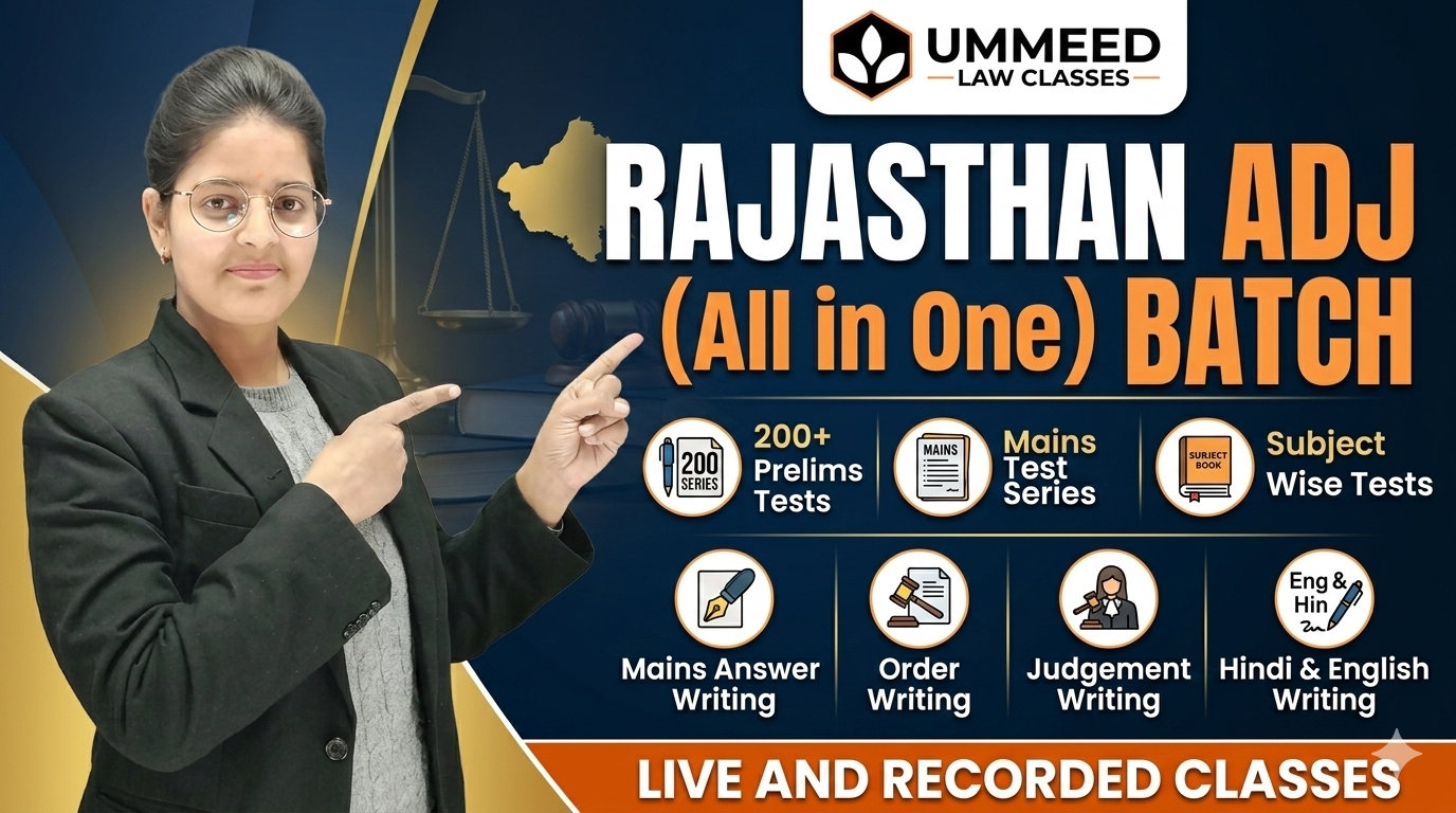 Rajasthan ADJ 2026: (All in One) Batch 
