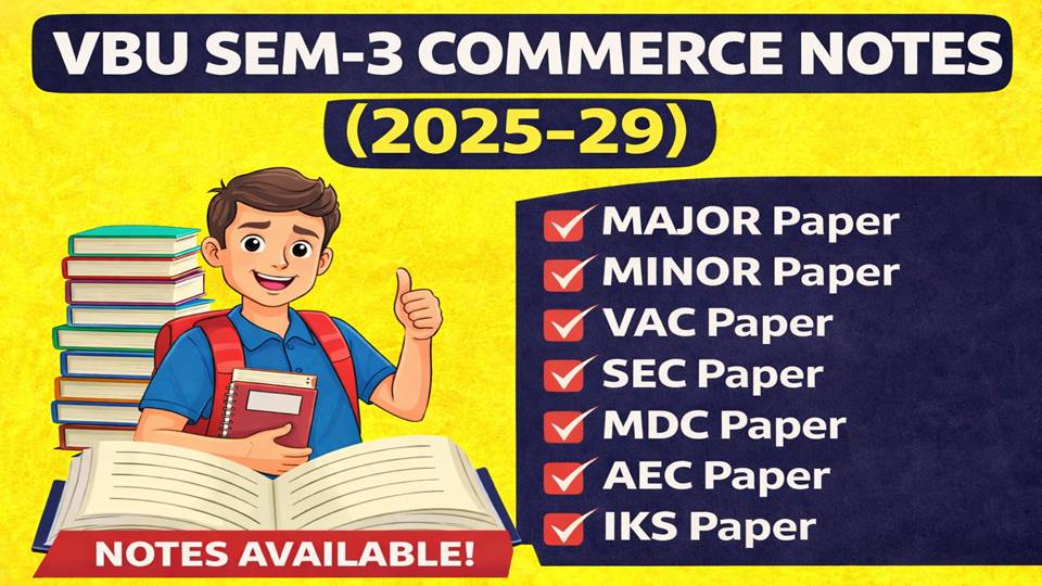 VBU B.COM SEM 3 NOTES [ 2024- 2028 ]