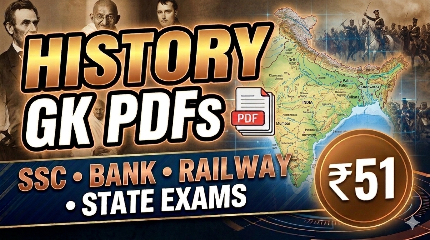 HISTORY GK (MCQs PDFs)