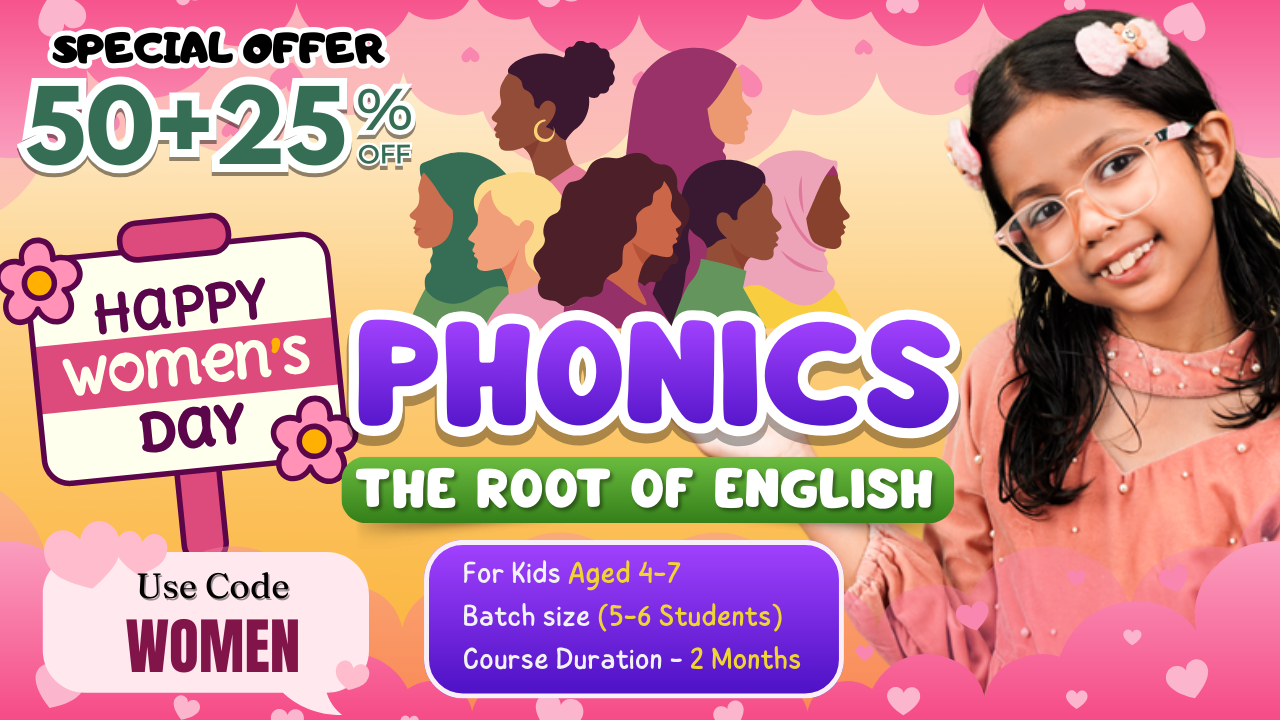  2-Month Phonetics Course on Zoom (P9 = 4-7 Year) 