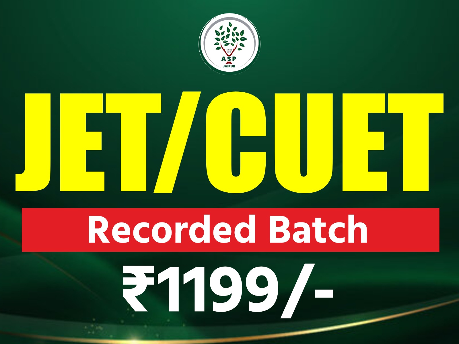 JET/CUET RECORDED CRASH COURSE 2026 (हिंदी माध्यम)