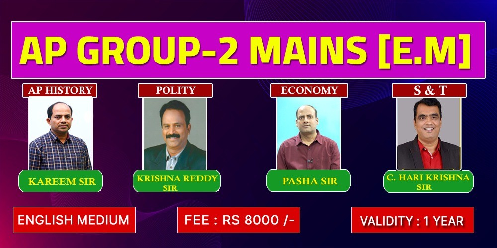AP GROUP-2 MAINS (ENGLISH MEDIUM)