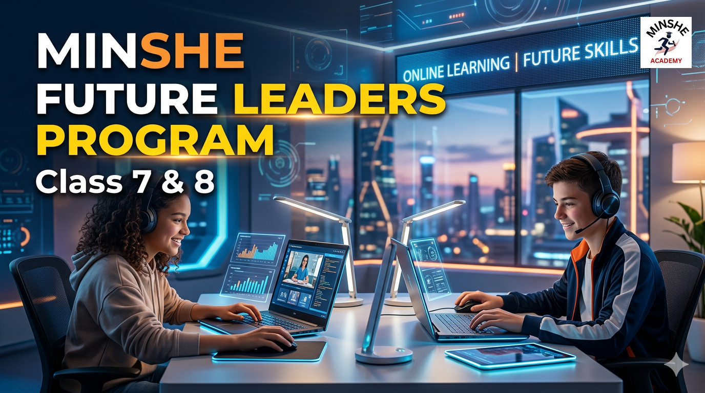 🎓MINSHE Future Leaders Program CBSE Class 7 & 8 ⭐7 Days Trial Classes @ Rs.101/-