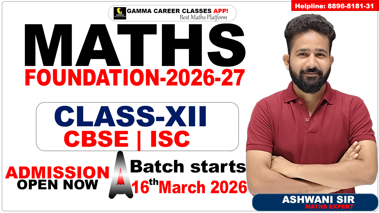 MATHS FOUNDATION 2026-27 Class 12