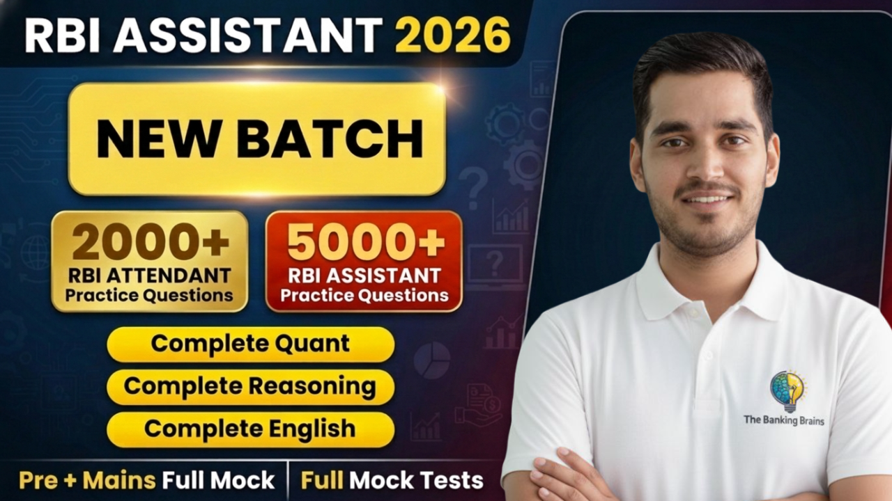 RBI ASSISTANT 2026 (Pre + Mains)