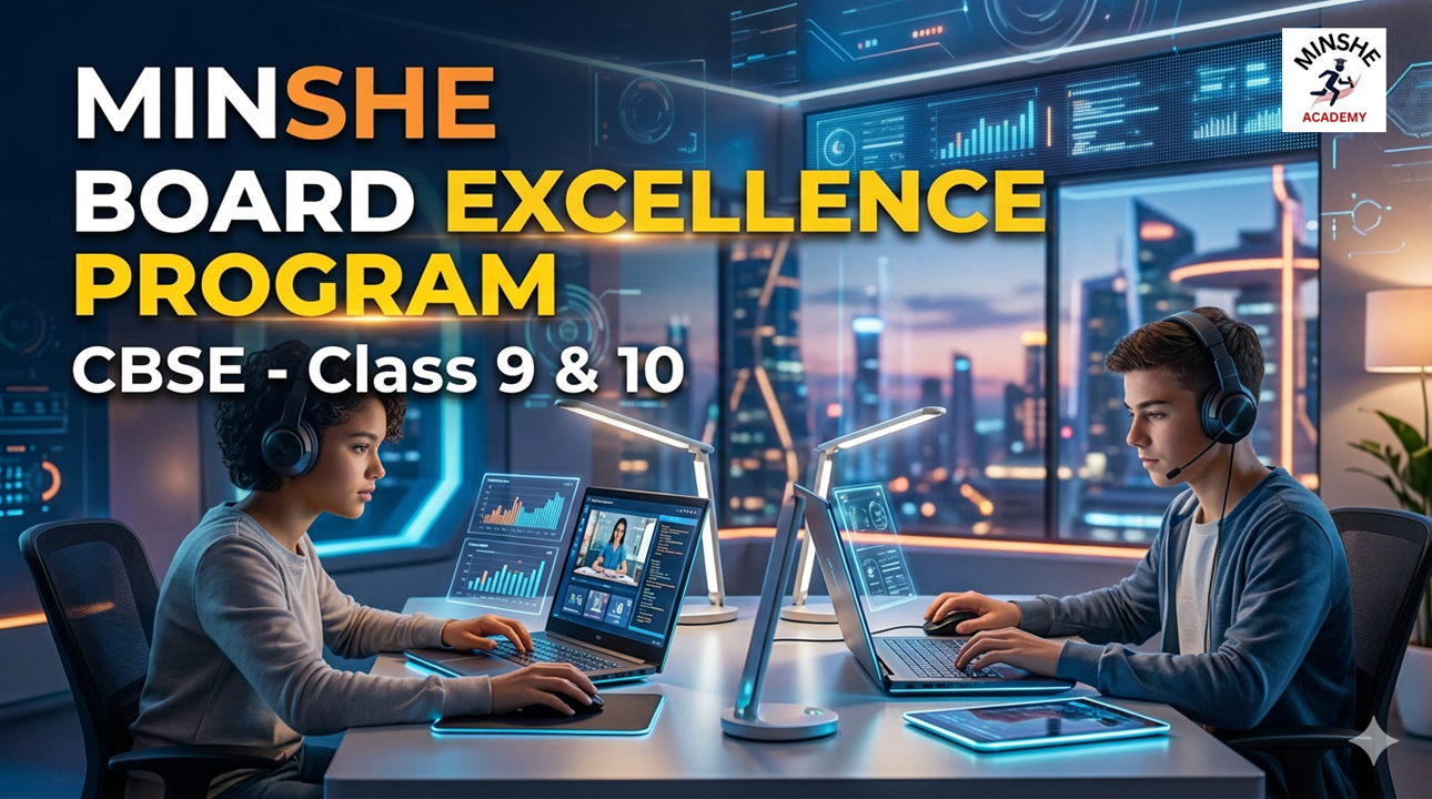 🎓MINSHE Board Excellence Program  CBSE - Class 9 & 10 ⭐7 Days Trial Classes @ Rs.101/-
