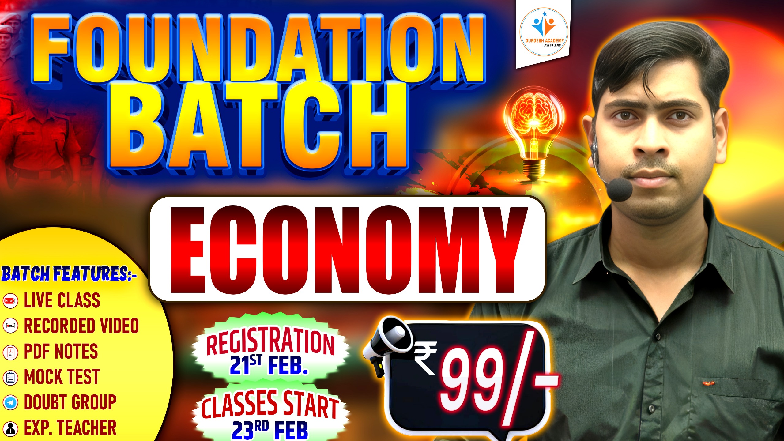ECONOMICS FOUNDATION BATCH