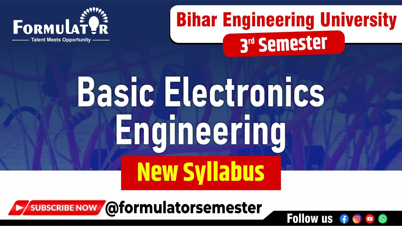 Basic Electronics Engineering New Syllabus