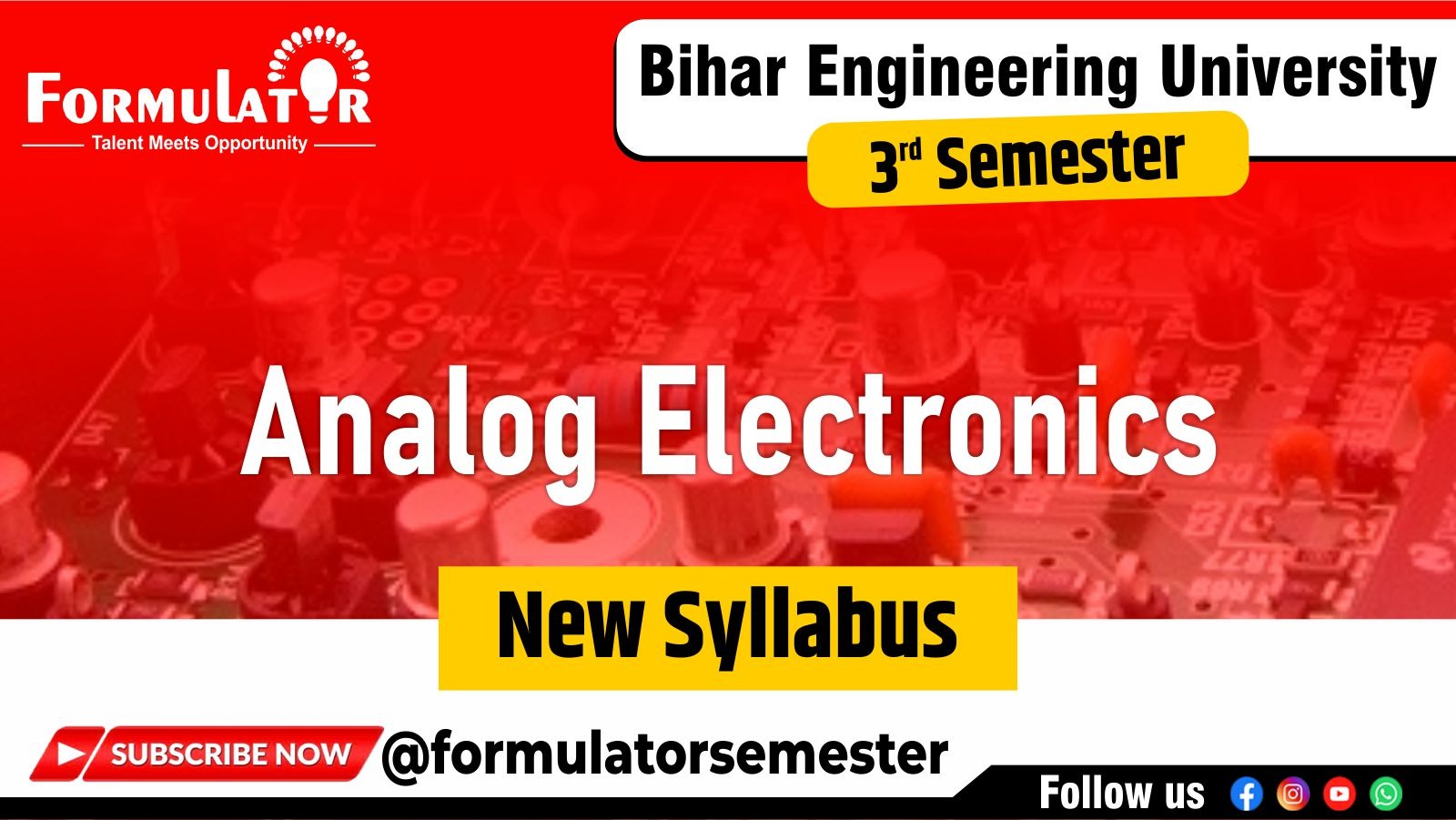 Analog Electronics New Syllabus