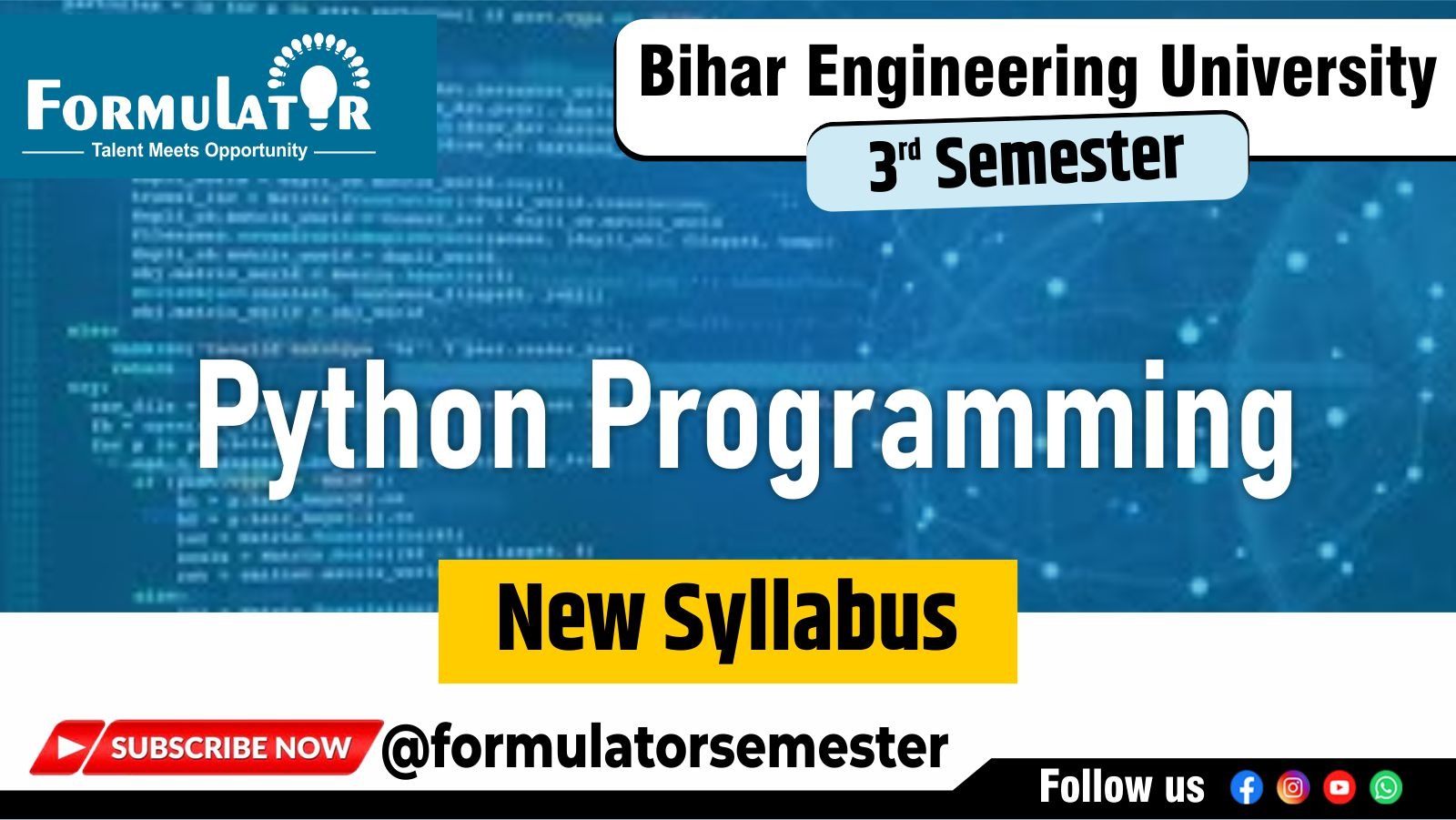 Python Programming New Syllabus