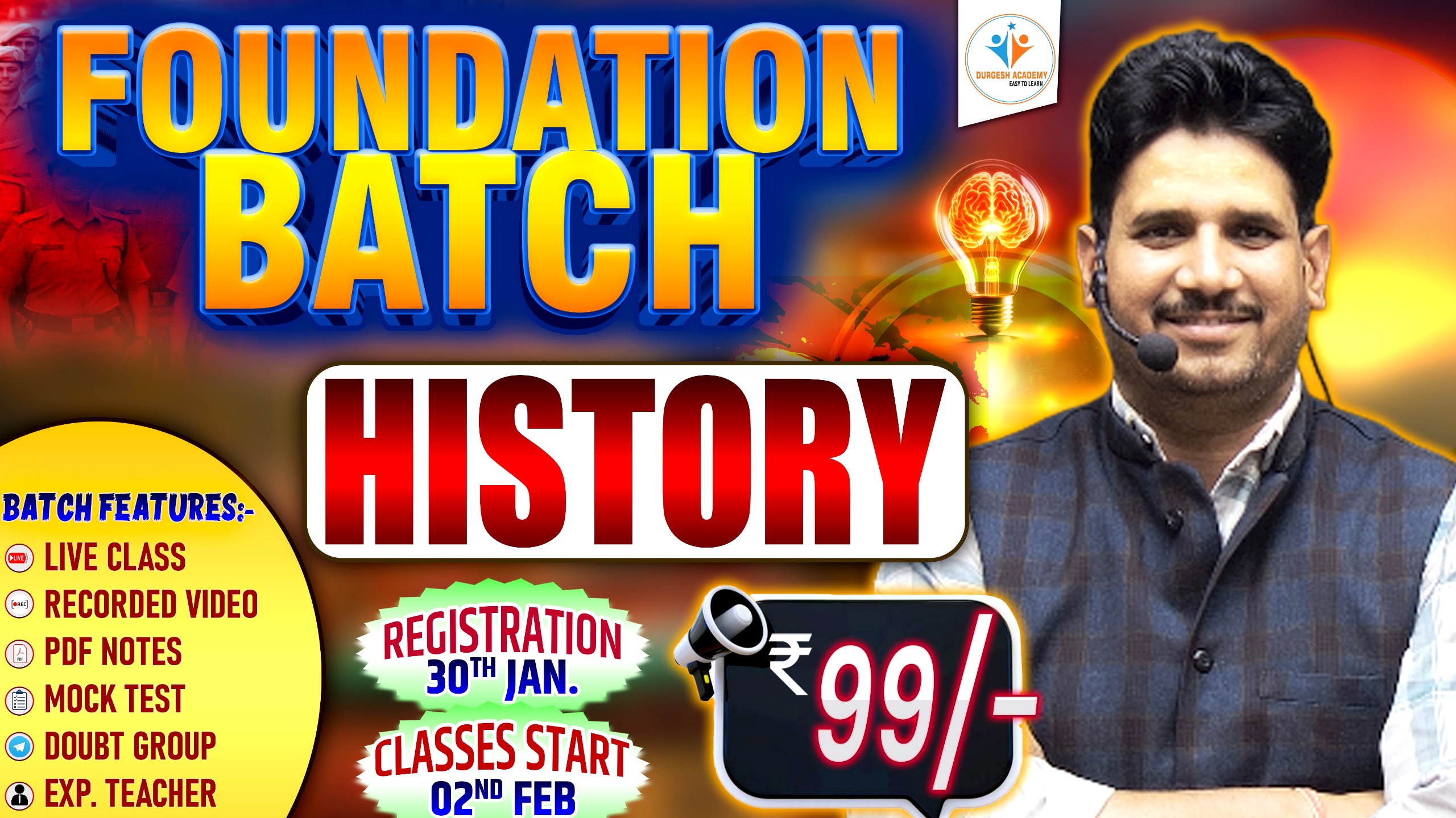 HISTORY FOUNDATION BATCH