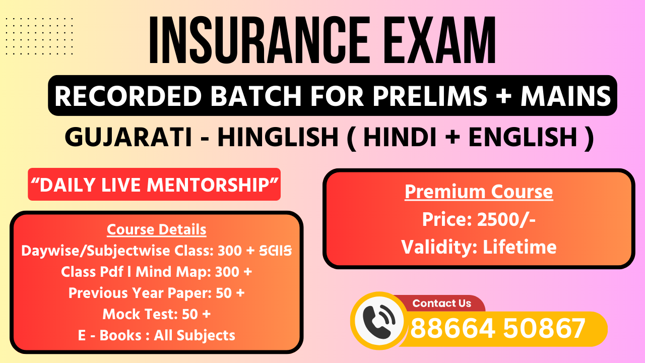 Insurance Exam in Hinglish - LifeTime Course