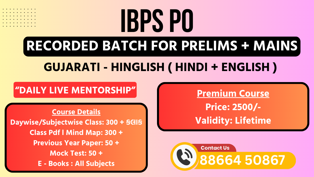IBPS PO in Hinglish - LifeTime Course