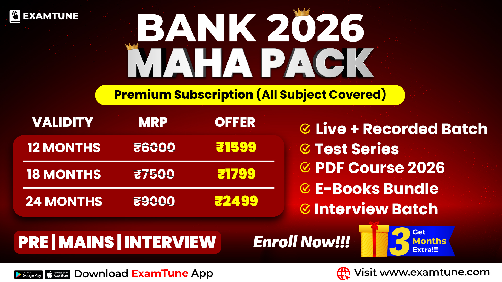 Bank Maha Pack | Complete Subscription for IBPS, RRB & SBI Exams 2026-27