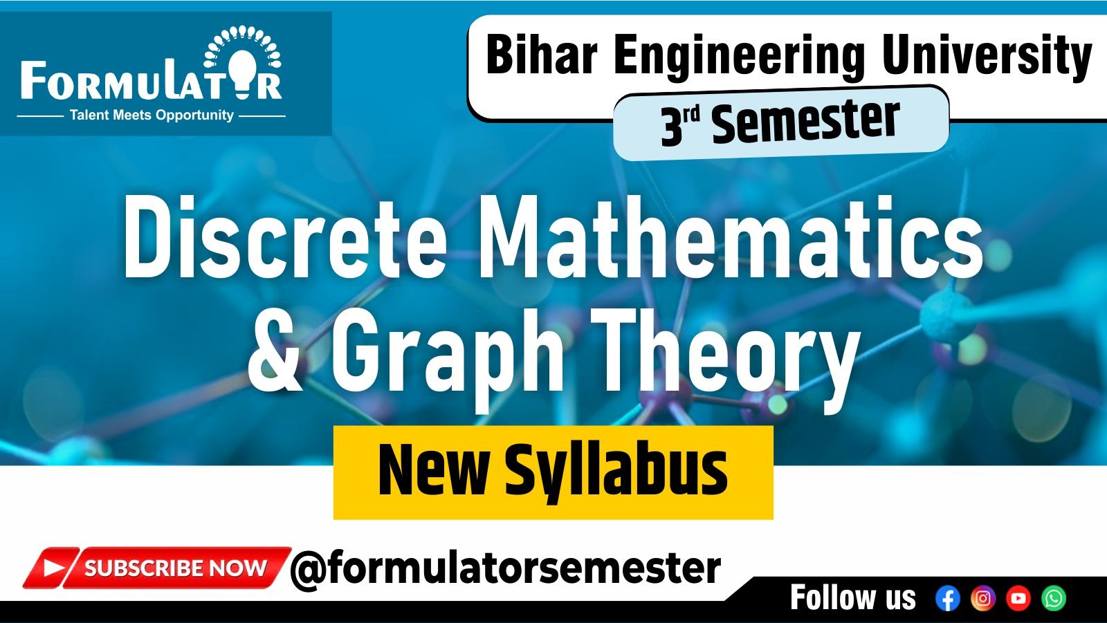 Discrete Mathematics & Graph Theory New Syllabus