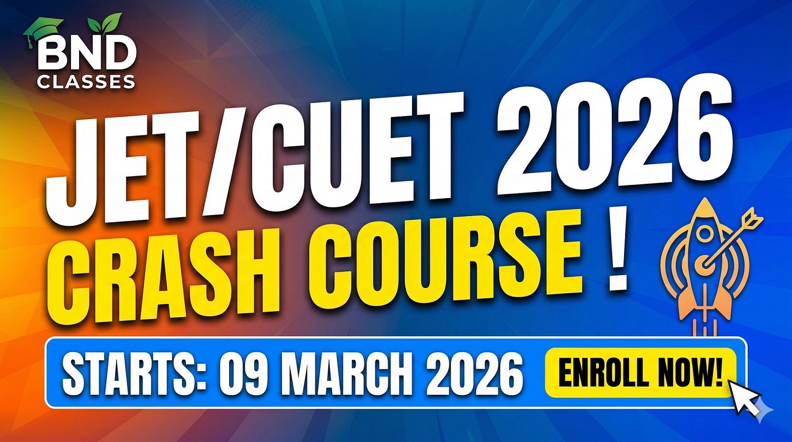 JET/CUET - 2026 (NEW Batch)