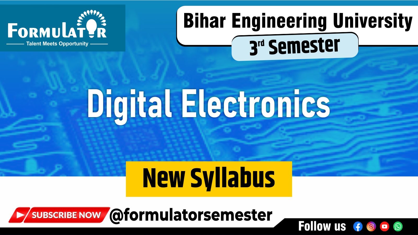 Digital Electronics New Syllabus