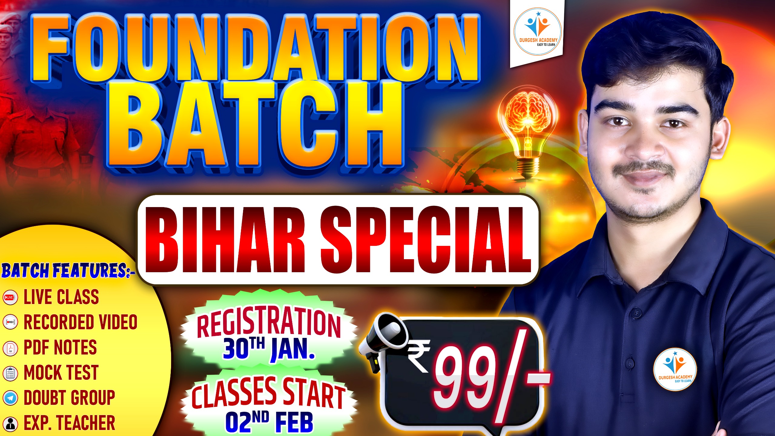 BIHAR SPECIAL FOUNDATION BATCH