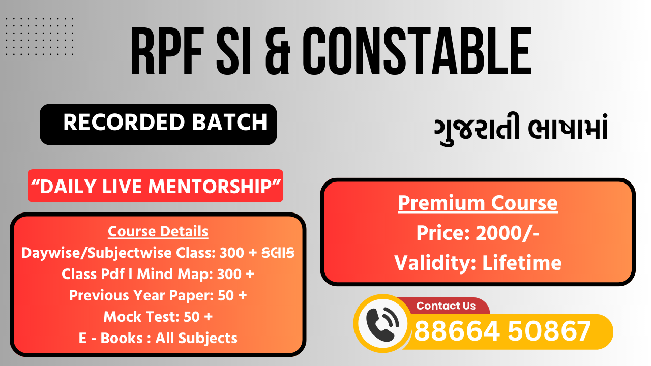 RRB Sub Inspector & Constable LifeTime Course